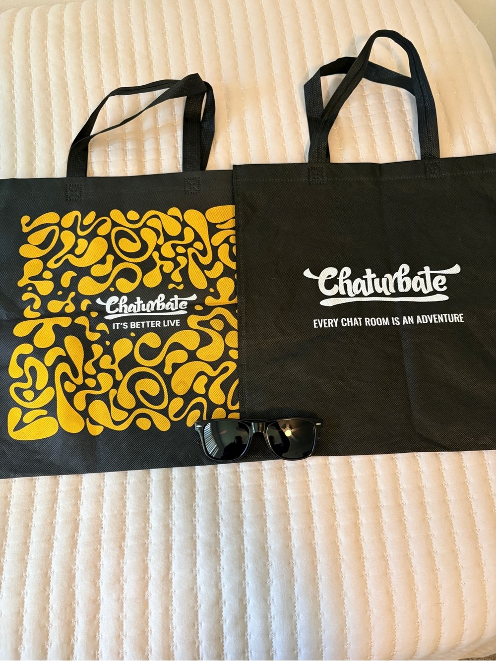 Tote & glasses Bundle Promo Pack | 2 Tote Bags and Sunglasses |